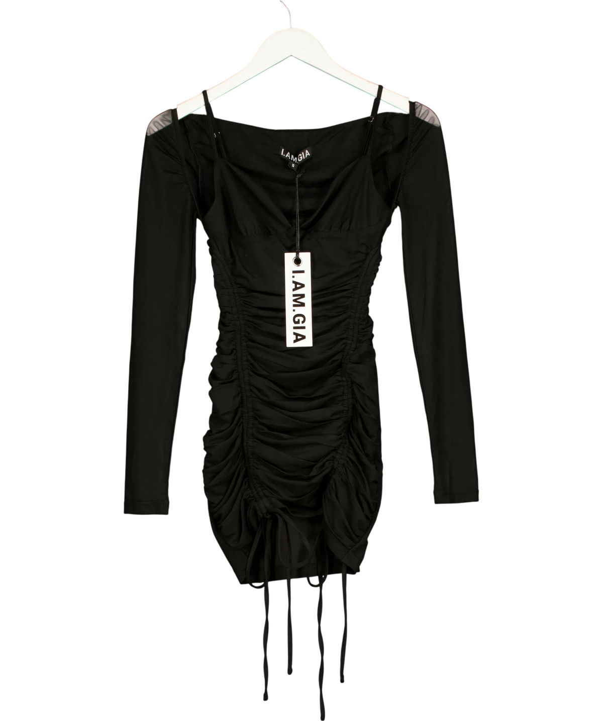 I AM GIA Black Asteria Dress, size UK S — front