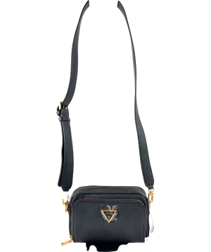 Guess Cosette Camera Crossbody Black Logo Bag