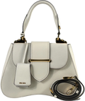 Prada White Saffiano Lux Sidonie Top Handle Bag — additional view
