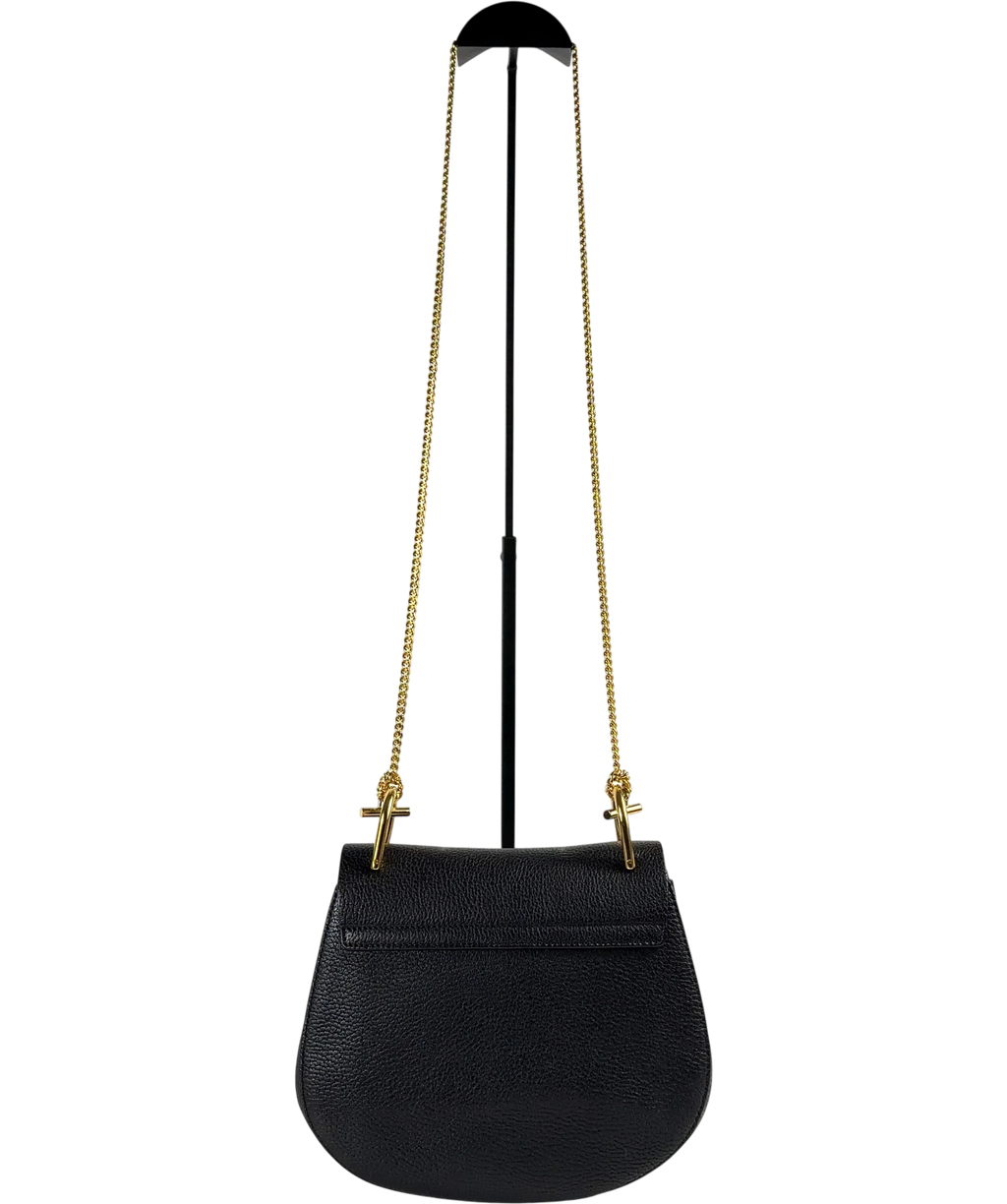 Chloé Black Drew Shoulder Bag — back