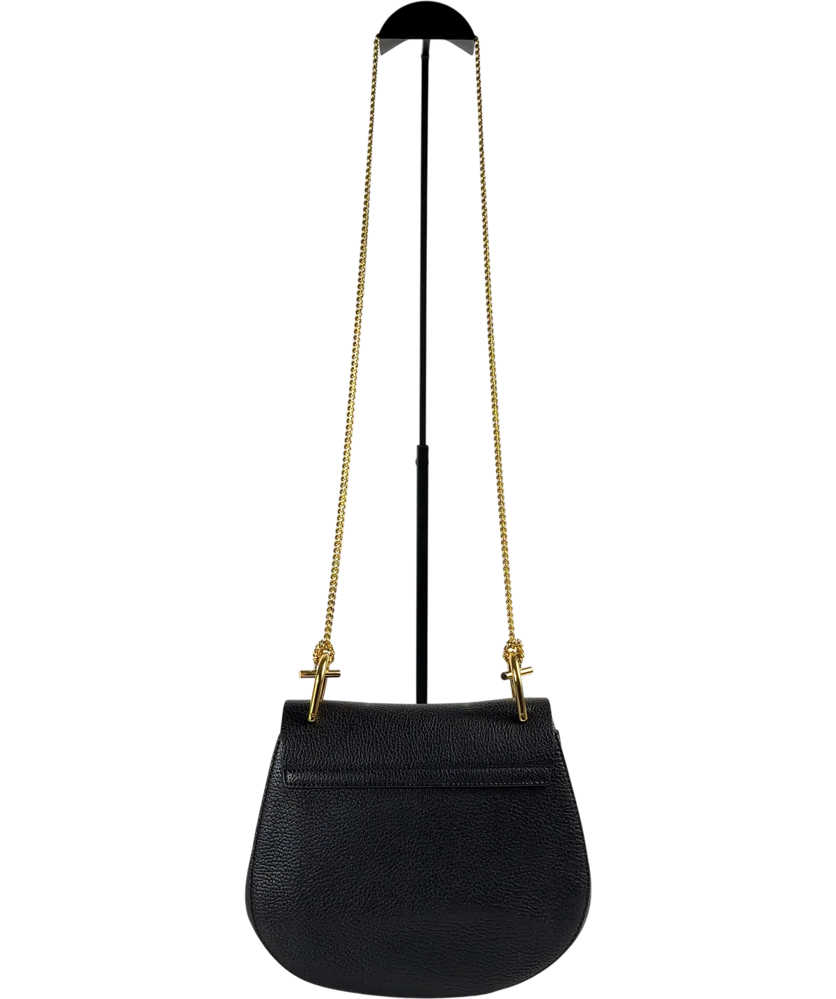 Chloé Black Drew Shoulder Bag — back