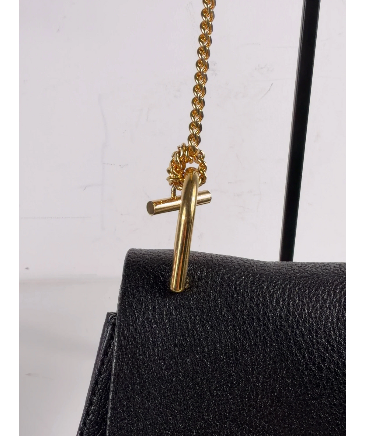 Chloé Black Drew Shoulder Bag — care label