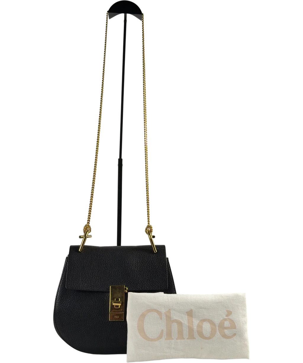 Chloé Black Drew Shoulder Bag — additional view