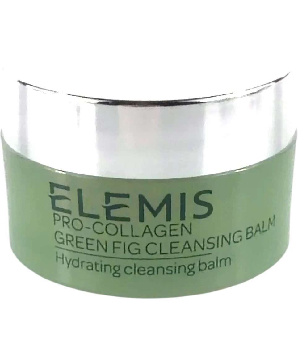 Elemis Pro-Collagen Green Fig Cleansing Balm, size 20g — back