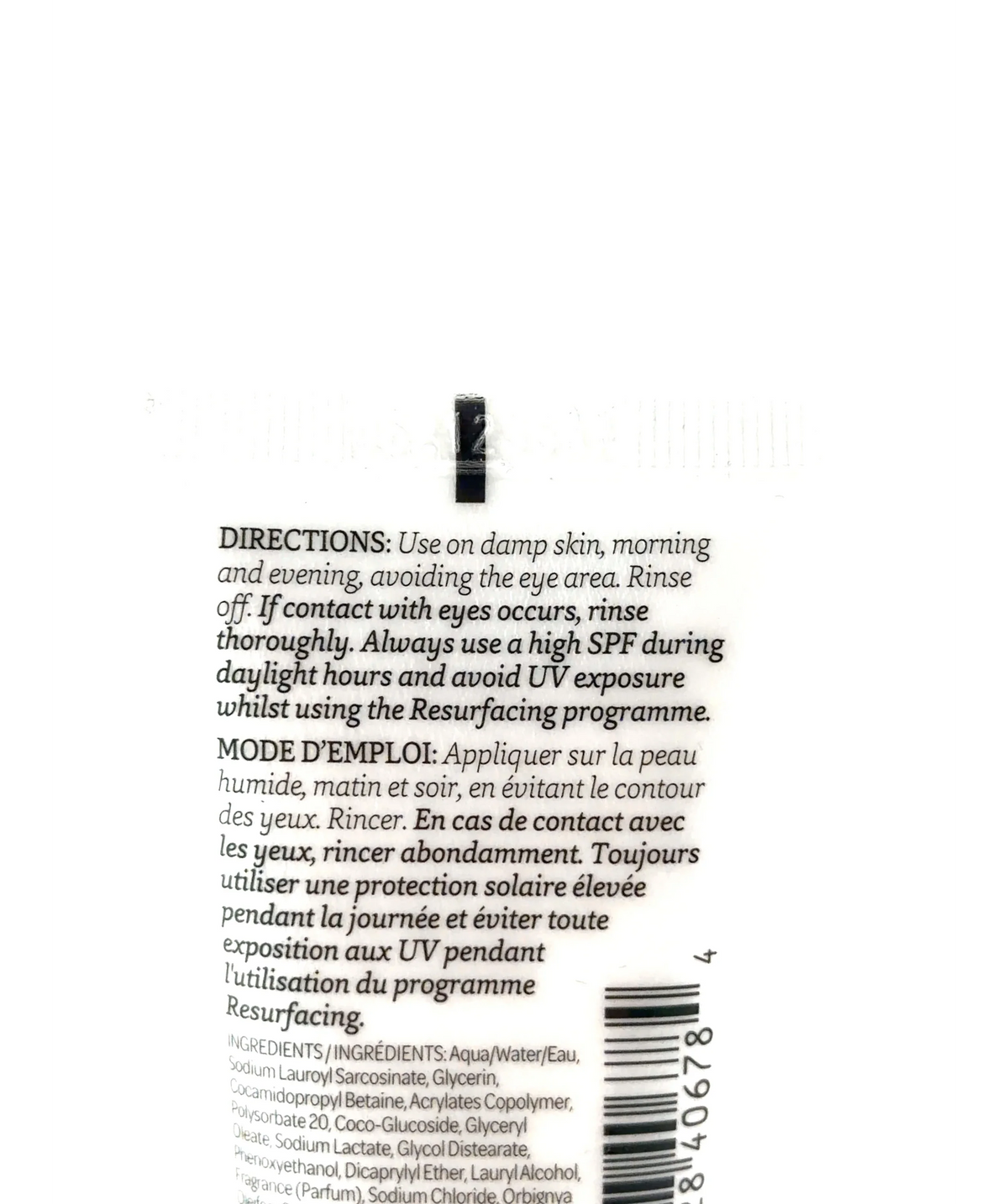 Elemis Dynamic Resurfacing Facial Wash, size 30ml — detail