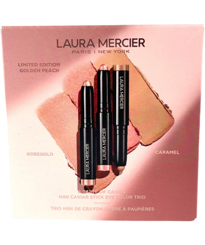 Laura Mercier A Taste of Caviar Trio 3g -Golden Peach/Rose Gold/Caramel