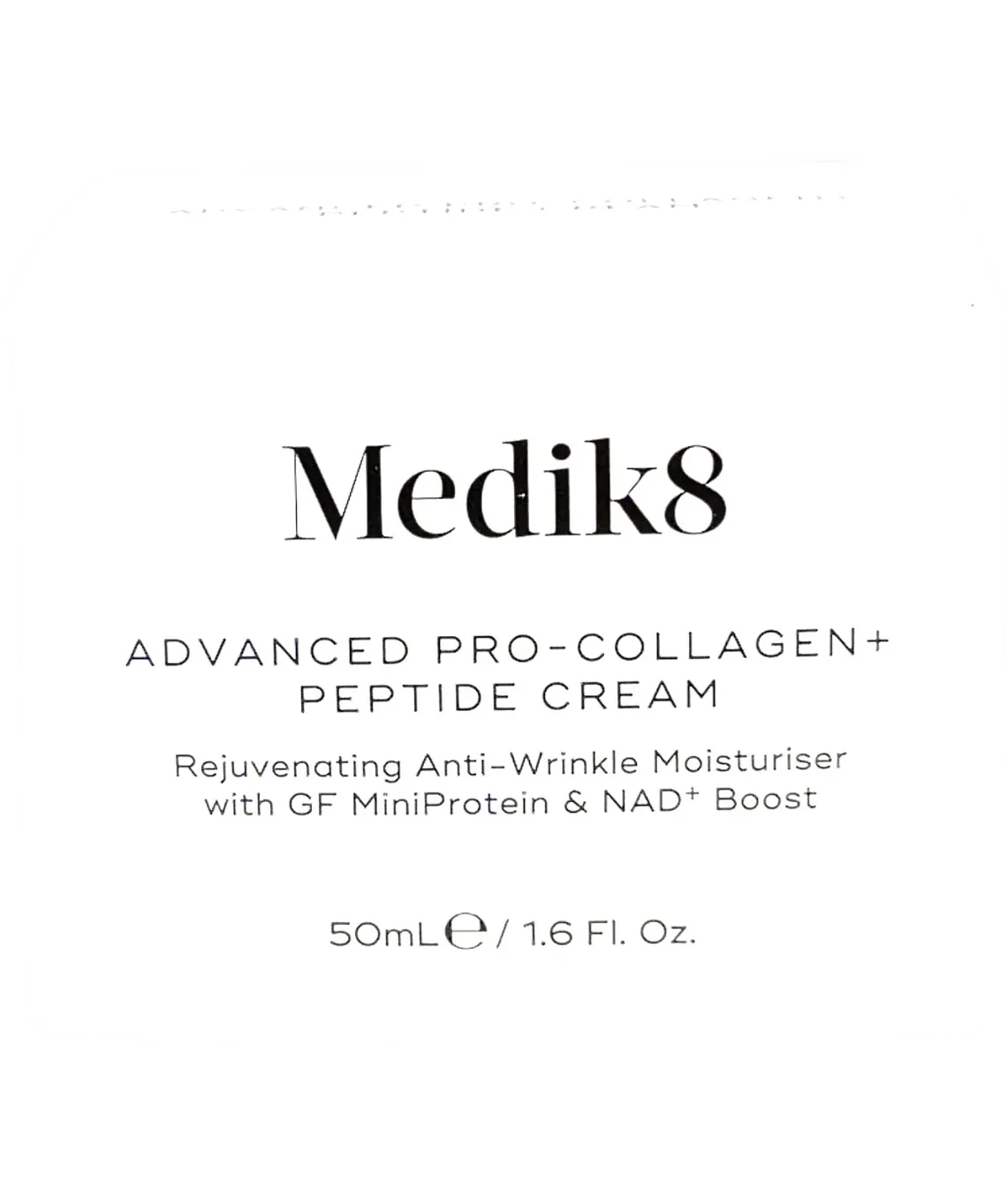 medik8 ADVANCED PRO-COLLAGEN+ PEPTIDE CREAM, size 50ml — front