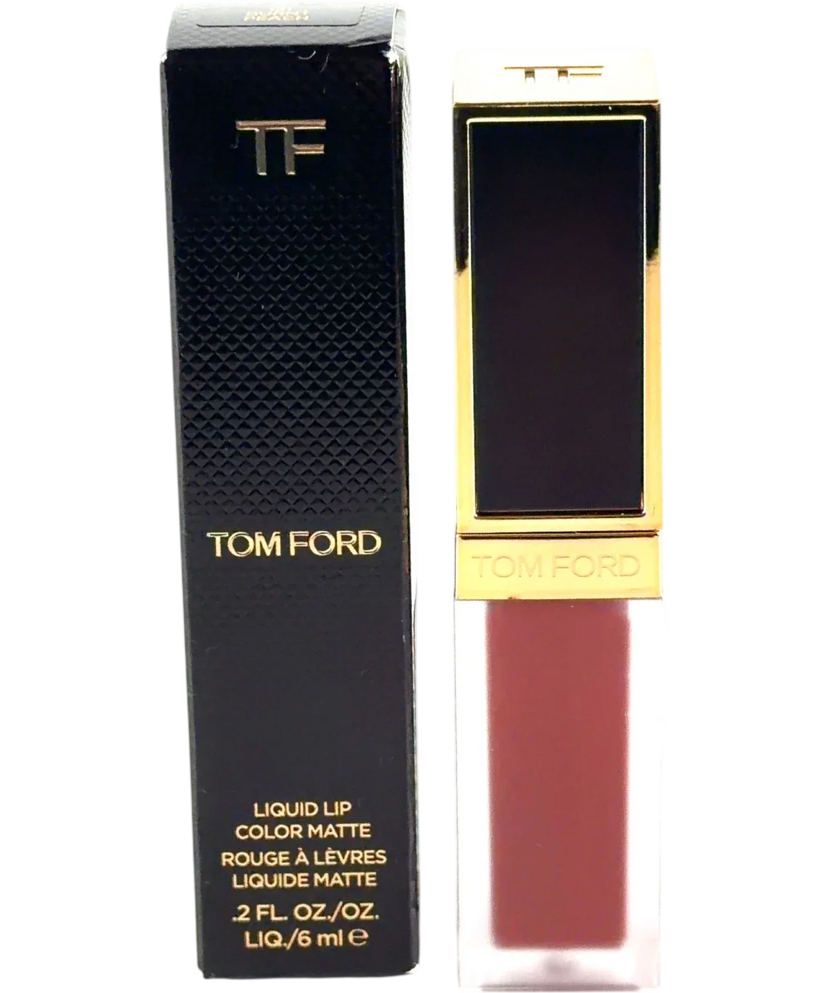 Tom Ford 131 BURNT PEACH Liquid Lip Luxe Matte, size 6ml — front