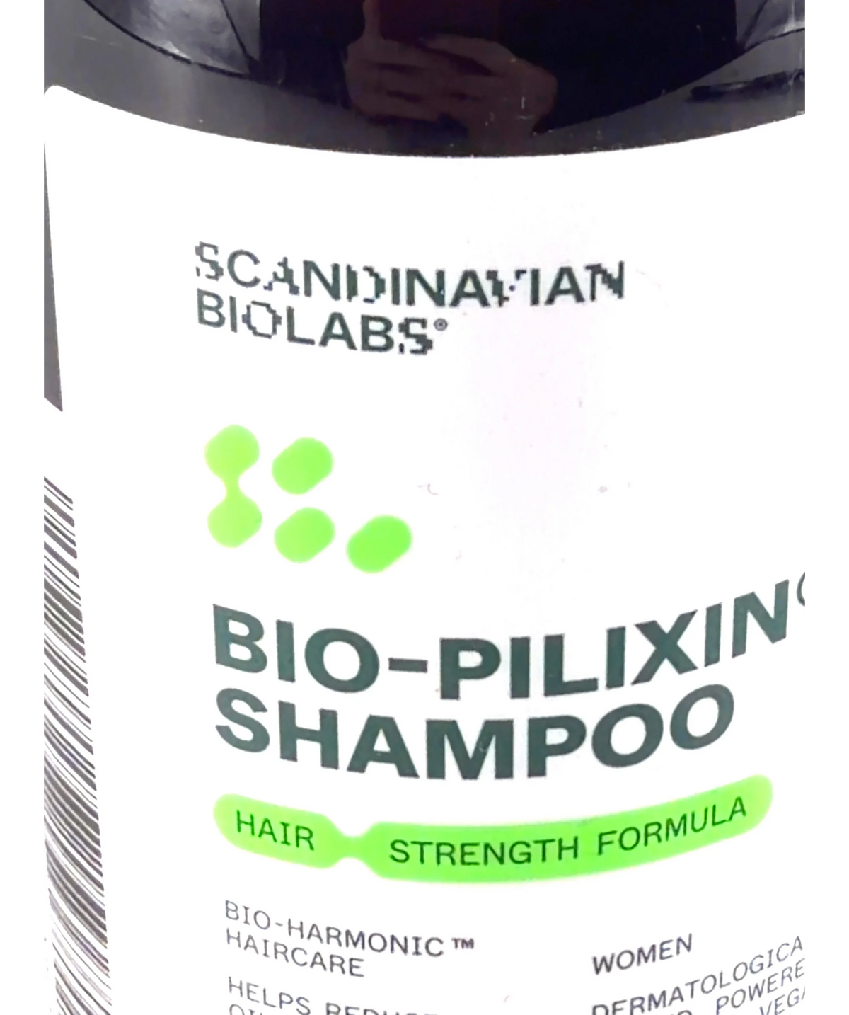 SCANDINAVIAN BIOLABS Bio-Pilixin Shampoo for Women, size 250ml — label