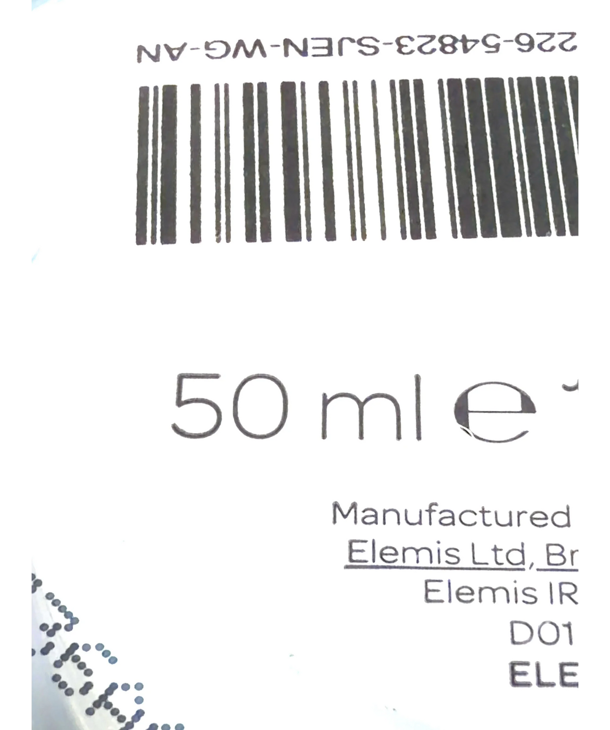 Elemis Pro-Collagen Marine Cream, size 50ml — care label
