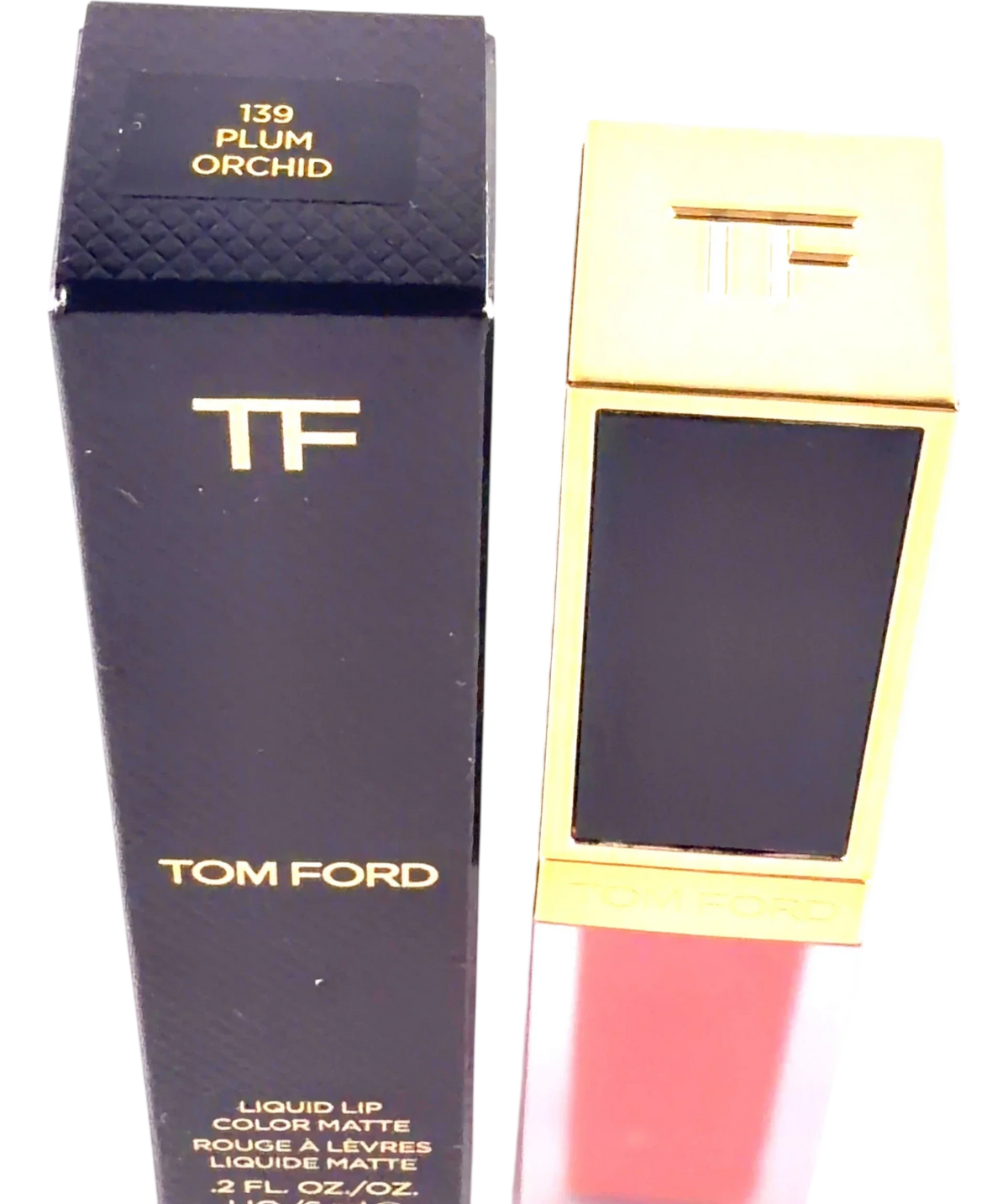Tom Ford 139 PLUM ORCHID LIQUID LIP COLOR MATTE, size 6ml — back