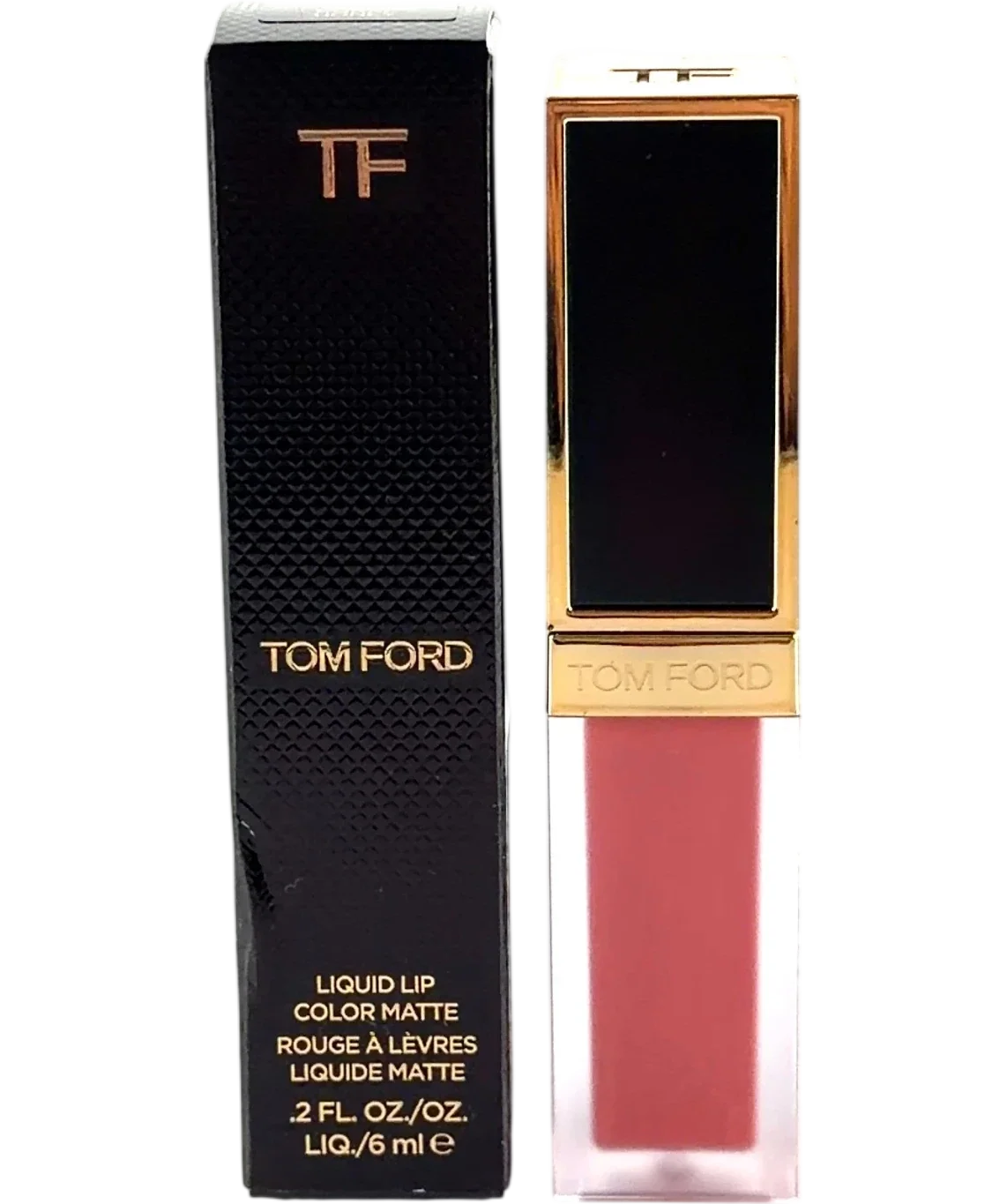 Tom Ford 134 CORAL HONEY Runway Liquid Lip Color Matte, size 6ml — front