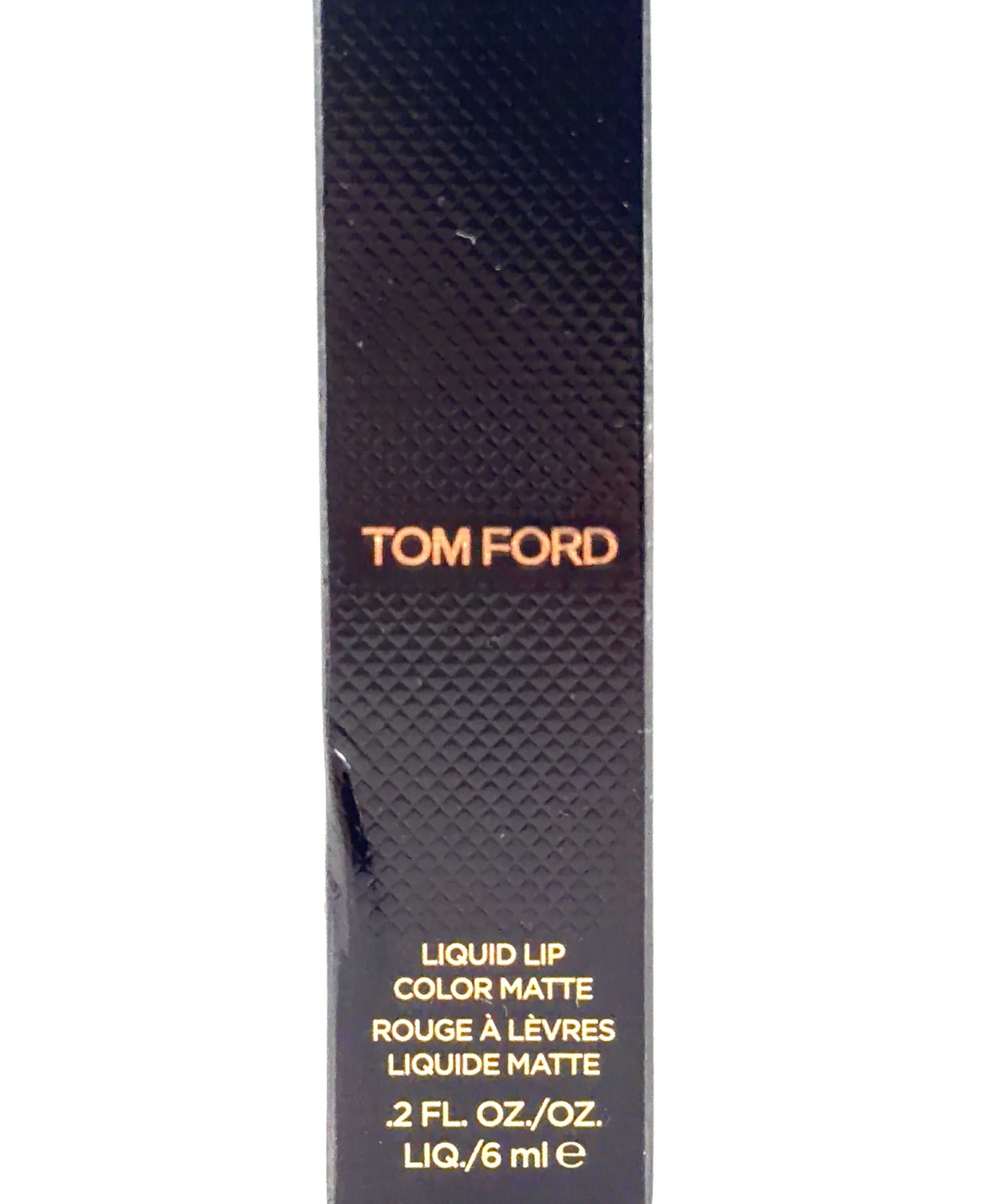 Tom Ford 134 CORAL HONEY Runway Liquid Lip Color Matte, size 6ml — label
