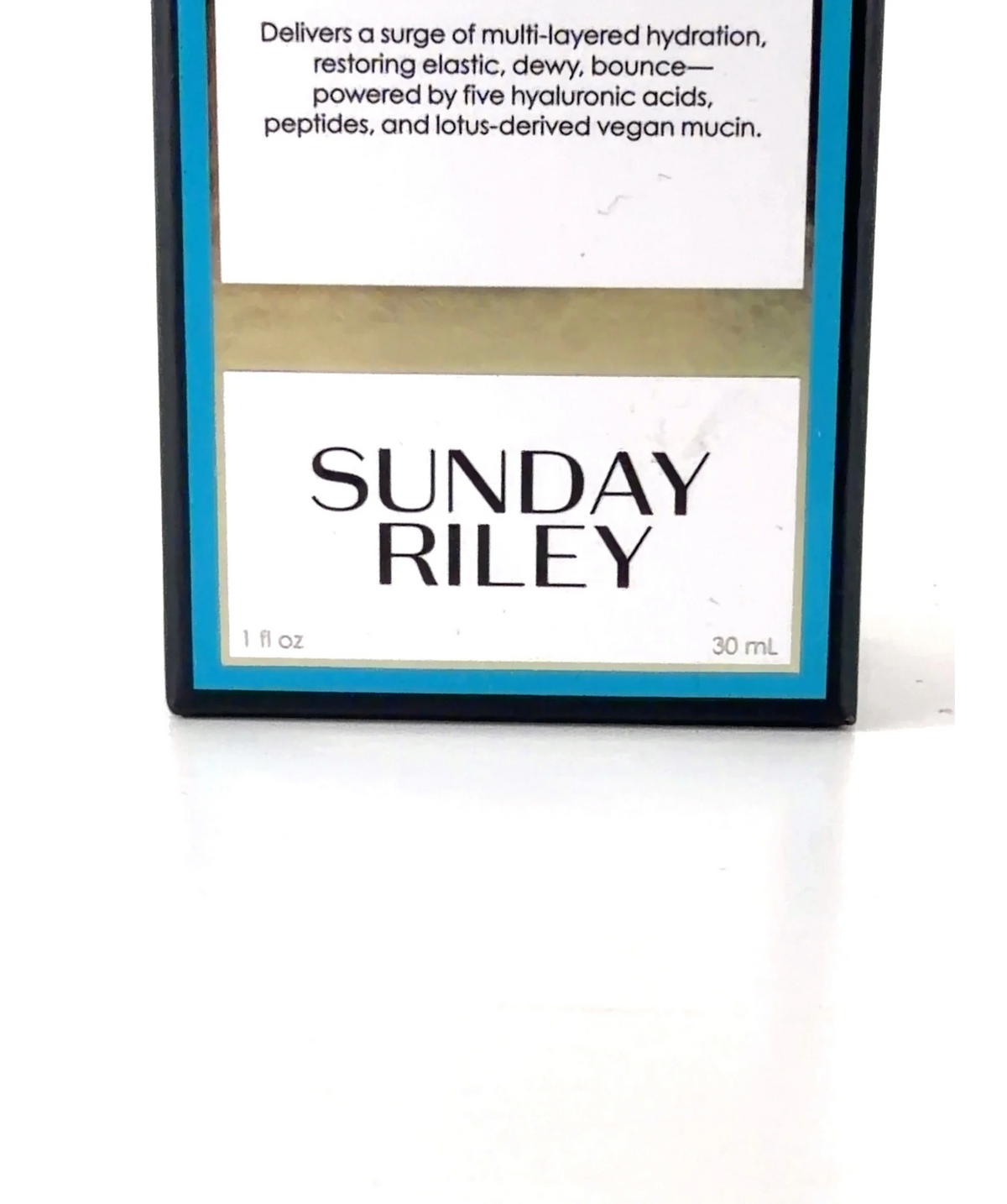 Sunday Riley Tidal Deep Hydration and Plumping Serum, size 30ml — label