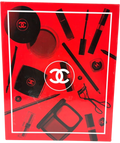 Chanel Red Chanel. The Allure of Makeup — front