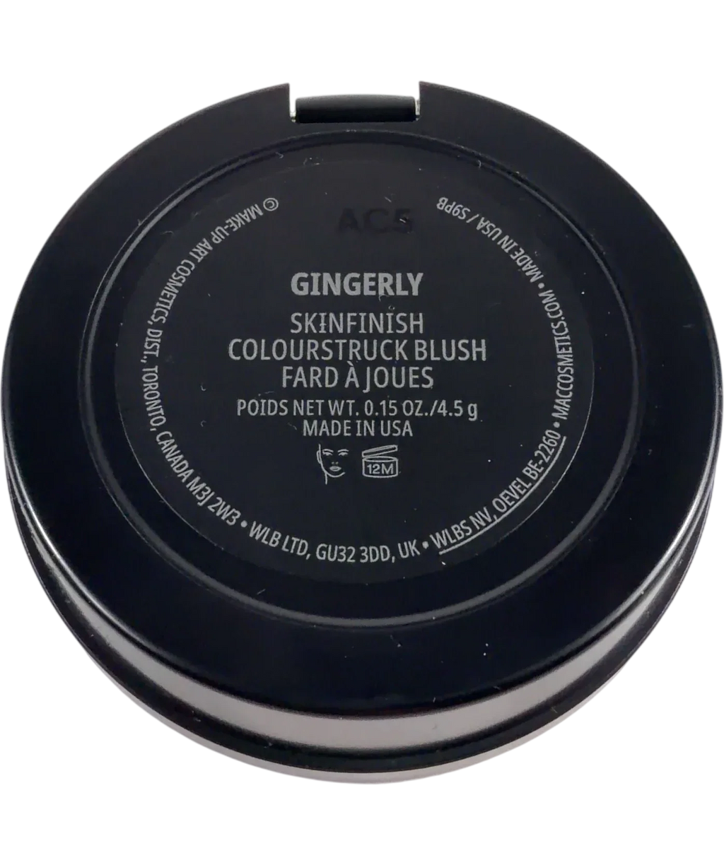 MAC GINGERLY Skinfinish Colourstruck Blush, size 4.5g — back