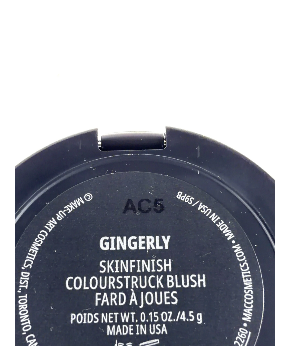 MAC GINGERLY Skinfinish Colourstruck Blush, size 4.5g — detail