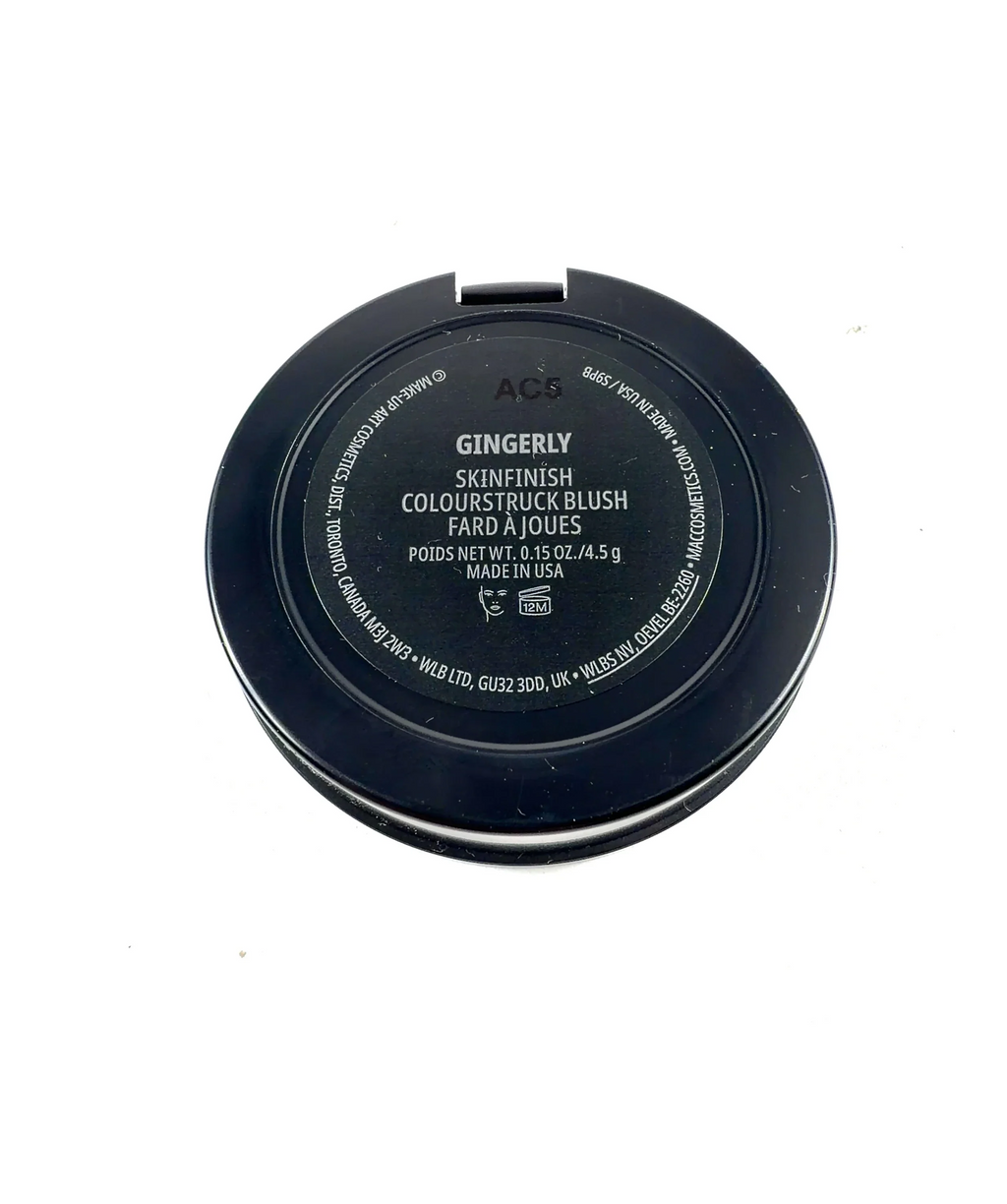 MAC GINGERLY Skinfinish Colourstruck Blush, size 4.5g — fabric detail