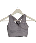 gymshark Grey Adapt Camo Seamless Sports Bra UK S