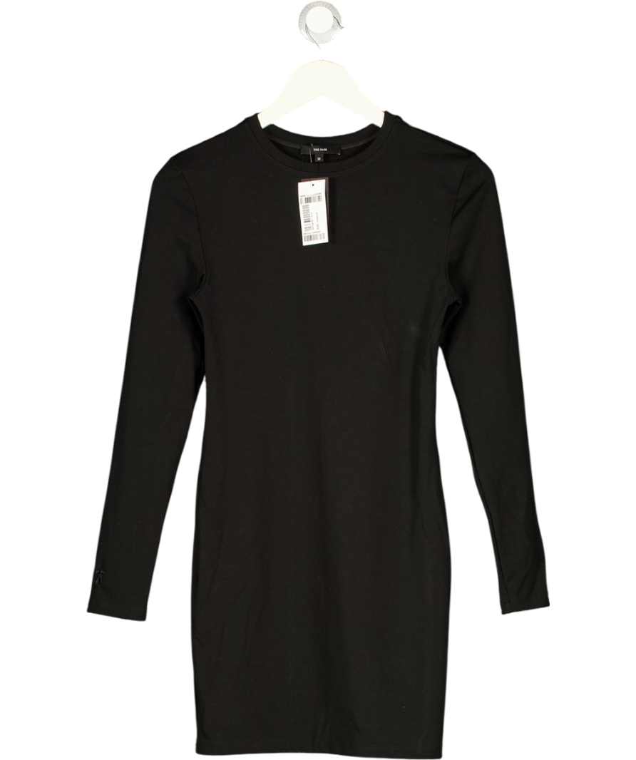 THE PARK Black Elizabeth  Power 3 Mini Dress UK M