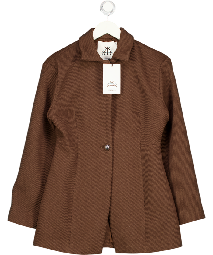 KAREN BY SIMONSEN Chocolate Brown Tara Short Coat Eu38 UK 10