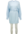 & Other Stories Baby Blue Belted Knit Jumper Dress UK XS