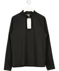H&M MOVE Black Zip-top Midlayer Sports Top With Thermomove UK M
