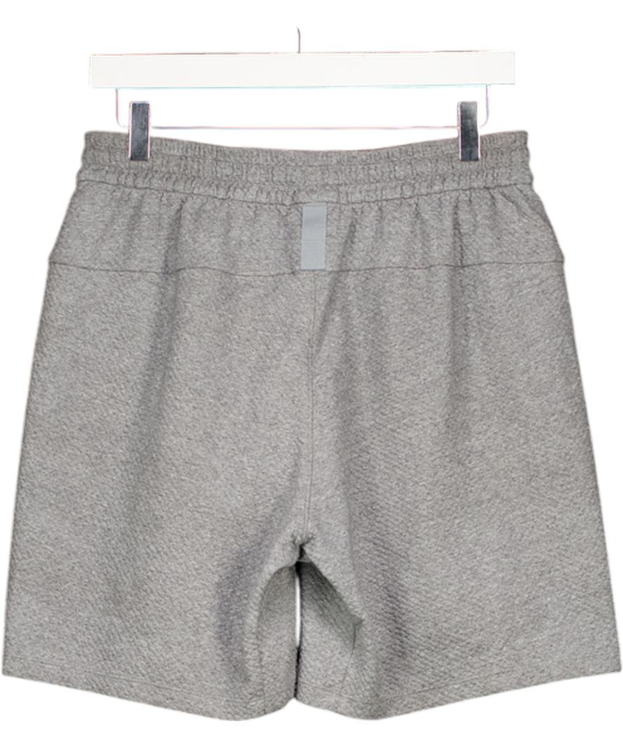 LULULEMON Grey Textured Activewear Shorts UK M