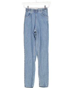 AMERICAN VINTAGE Blue Elastic Waisted Slim Leg Jeans W25