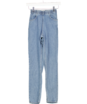 AMERICAN VINTAGE Blue Elastic Waisted Slim Leg Jeans W25
