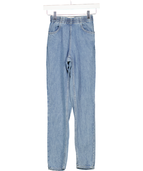 AMERICAN VINTAGE Blue Elastic Waisted Slim Leg Jeans W25