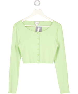 Sun-deh Green Button Up Long Sleeve Top UK M