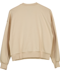 Mint Velvet Beige Neutral Porto Slogan Sweatshirt UK S