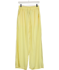 COTTON ON Haven Wide Leg Linen Look Pant In Lemon Yellow UK 10