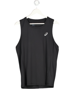 asics Black Core Running Vest UK L