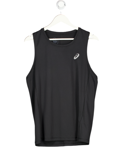 asics Black Core Running Vest UK L