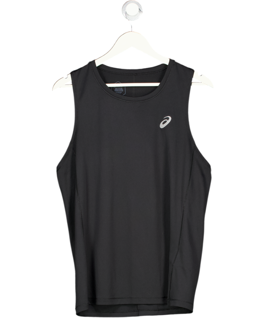 asics Black Core Running Vest UK L