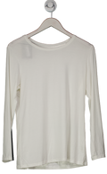 Uniqlo Cream Heattech Scoop Neck T-shirt UK XXL