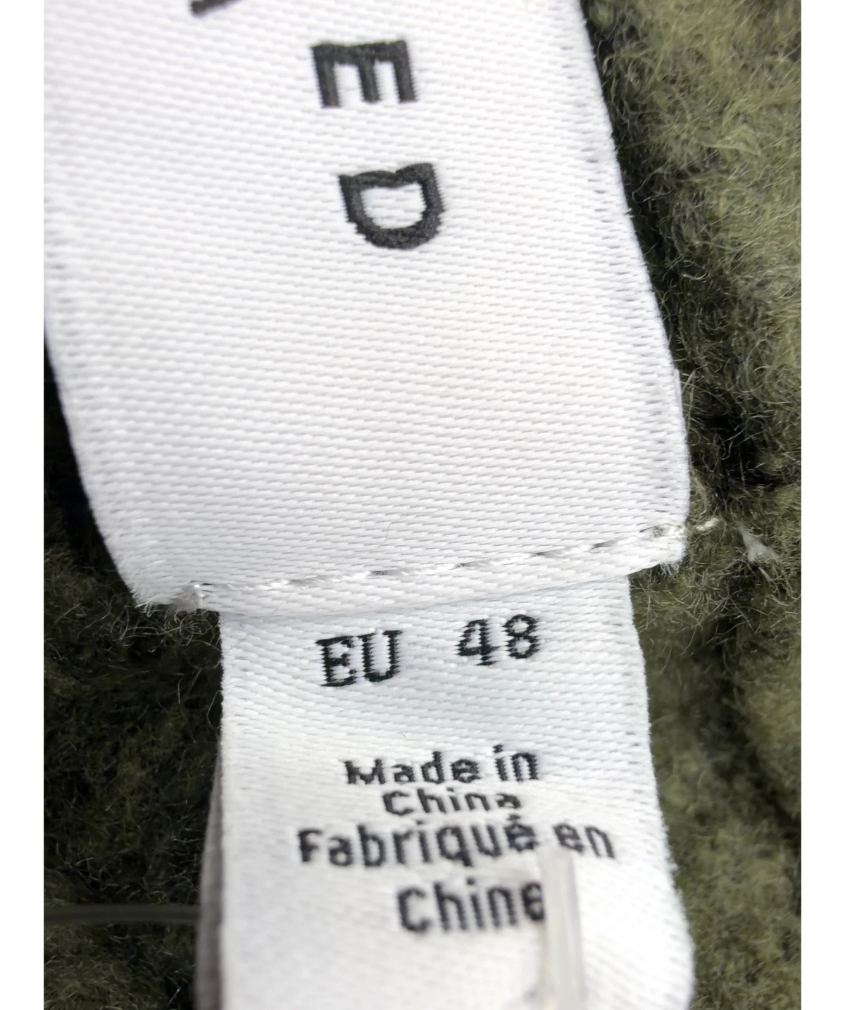 EVOKED VILA Green Colour, size UK 20 — care label