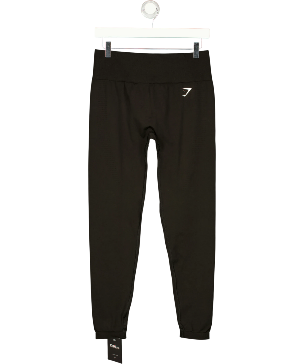 GYMSHARK Black Vital Sculpt Seamless Legging, size UK XL — front