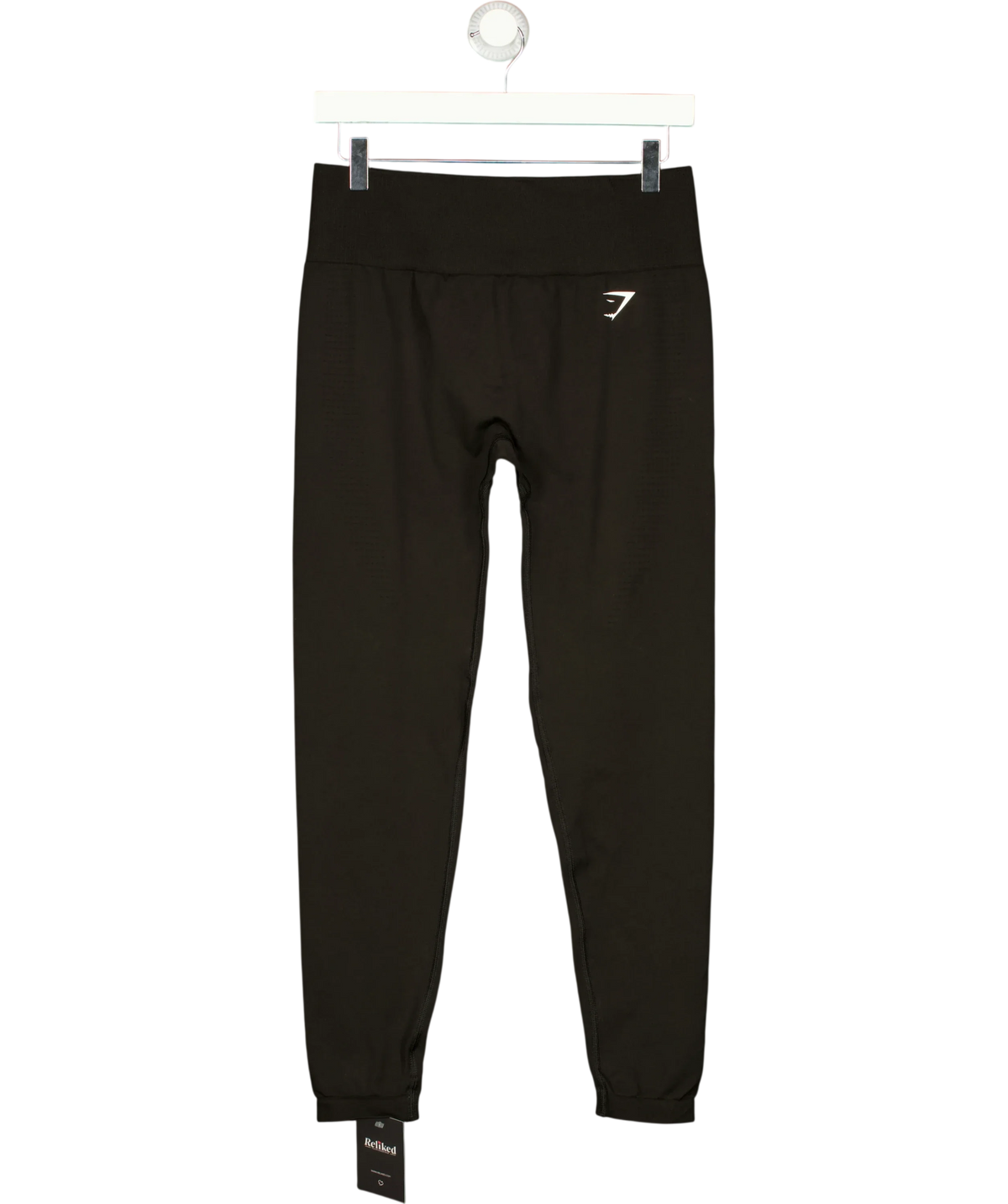 GYMSHARK Black Vital Sculpt Seamless Legging, size UK XL — front