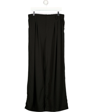 HALARA Black Pleated Wide Leg Trousers XL