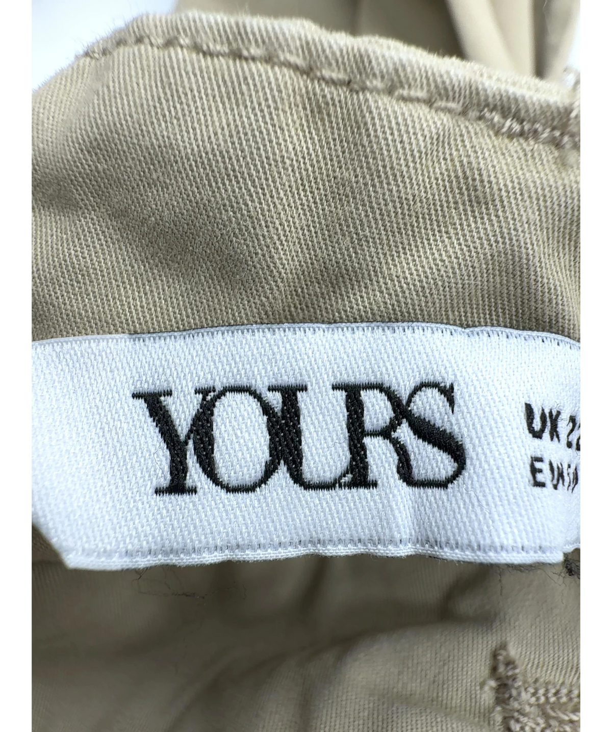 Yours Beige Colour, size UK 22 — detail