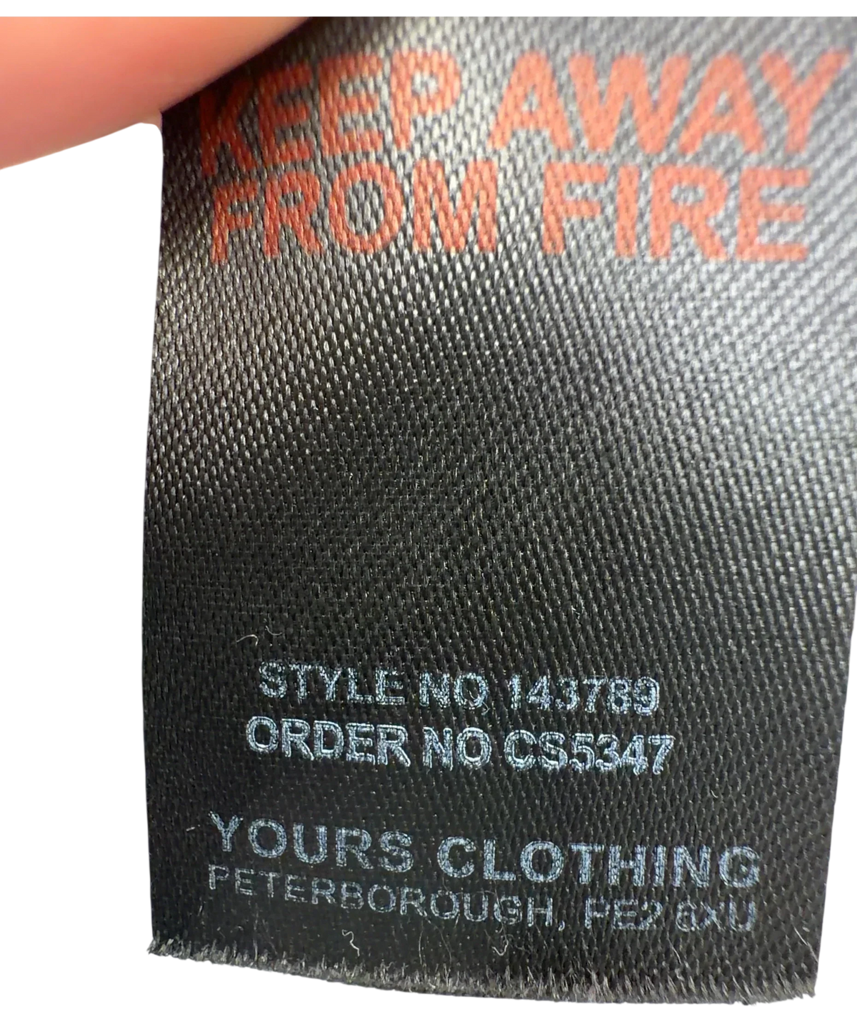 Yours Blue Colour, size UK 22 — fabric detail