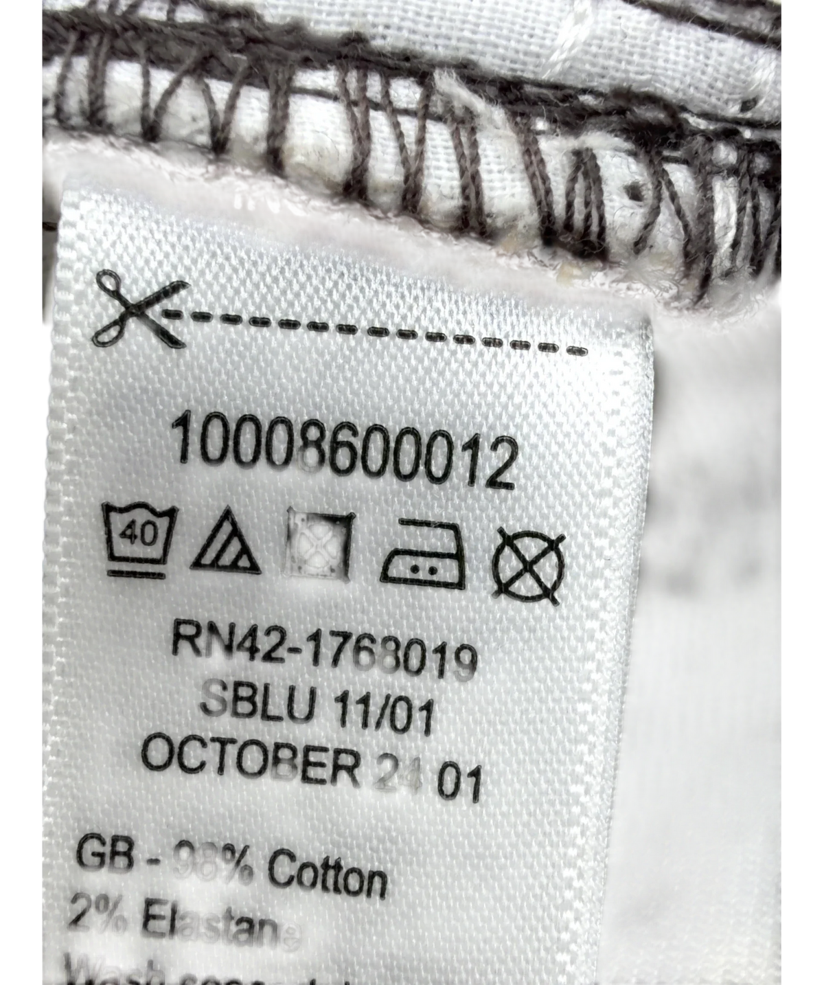 Monsoon Brown Colour, size UK 20 — fabric detail