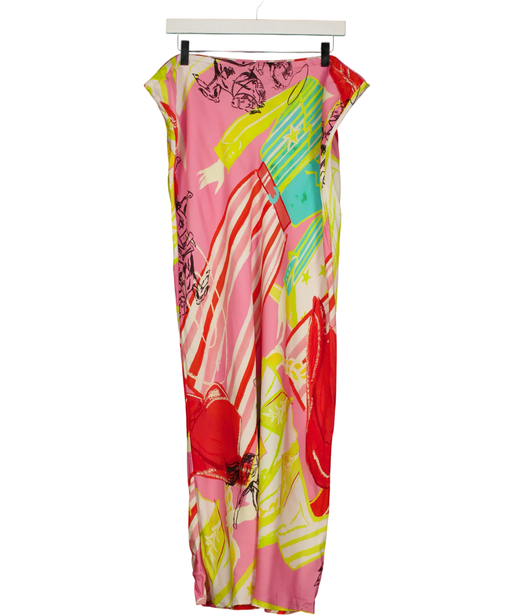 Never Fully Dressed Pink Dallas Dorris Skirt, size UK 22 — front