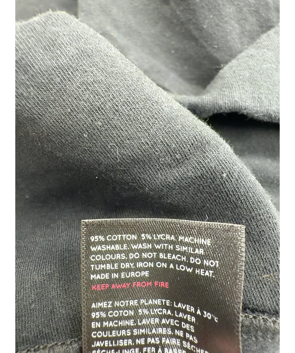 Love Leggings Black Colour, size UK 24 — label