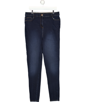 Yours Blue Contrast Topstitching Jeans UK 20