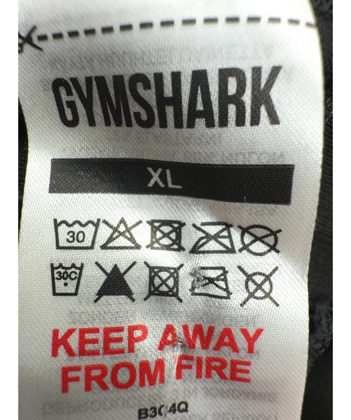 GYMSHARK Black VITAL SCULPT SEAMLESS SHORT, size UK XL — care label