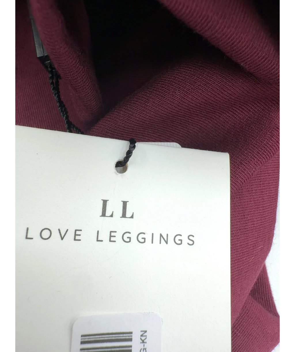 Love Leggings burgundy Colour, size UK 24 — detail
